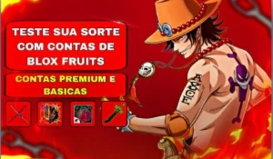 Conta De Blox Fruits Aleatória