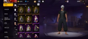 Conta rara com 11 passes no total - Free Fire