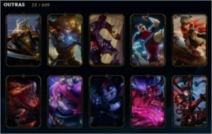 CONTA ACC OURO 1 LOL, LEAGUE OF LEGENDS, LEVEL 157
