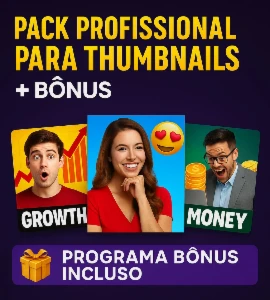 Pack Profissional Para Thumbnails + Bônus Exclusivo