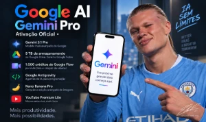 Google AI Pro 30 Dias | Gemini + Flow + 5TB - Inteligência Artificial