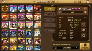 Conta starter - TIALANG + 6 nat5 - Summoners War