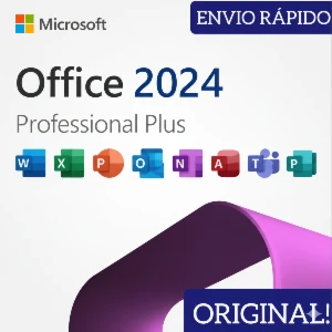 Office 2024 Professional Plus Vitalício - C/ Nota Fiscal - Softwares and Licenses