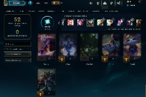 Conta League Of Legends Mestre 71% De Win Rate LOL