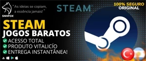 [TURKEY] CONTAS STEAM 100 ARS$ DE SALDO | JOGOS MAIS BARATOS