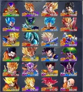 Conta Dragon Ball Legends