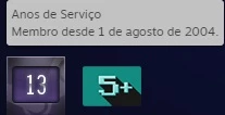 Conta STEAM Rara