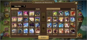 Conta NAT 5 LD Artamiel, Rica E Diana SW - Summoners War