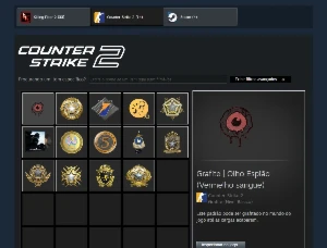 Conta cs2 Prime + Medalhas + Gamersclub 18 Torrando - Counter Strike