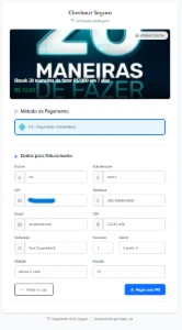 Script Checkout  Pix Automatico Entrega De Produtos Digitais - Outros