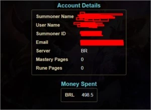 CONTA NÍVEL 66, ELO GOLD 1 ( S8 ) - League of Legends LOL