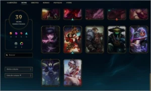 CONTA NÍVEL 66, ELO GOLD 1 ( S8 ) - League of Legends LOL