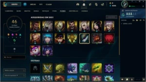 Conta Mestre League of Legends LOL