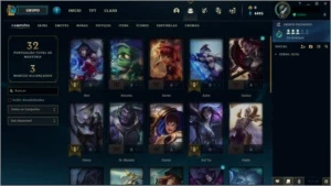 Conta Mestre League of Legends LOL