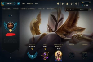 Conta Lol Platina, 22 Skins, Ultimate, 15K Ea, Honra 4 - League of Legends