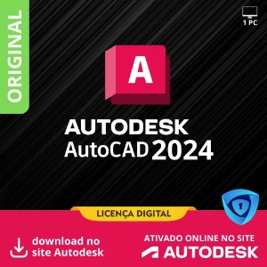 Licença Autodesk AutoCAD 2024 Original - Softwares e Licenças