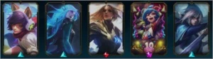 conta 39 champs,12 skins e excelente espólios - League of Legends LOL