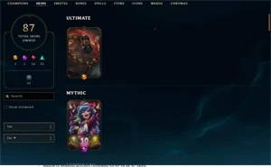 - Conta de League of Legends inativa servidor EUW - 87 skins LOL