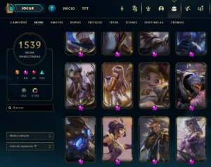 Conta Lol Todas Skins E Chromas - League of Legends