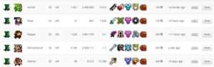 Conta de realm of the mad god/ 4Chars/4Vaults/Rare pet max/ - Outros
