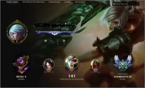 Conta League of Legends l Diamante 3 LOL