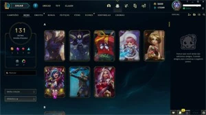 CONTA LOL - MUITAS SKINS RARAS! - League of Legends