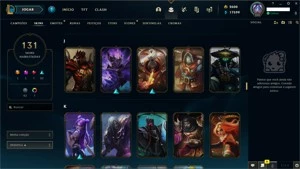 CONTA LOL - MUITAS SKINS RARAS! - League of Legends