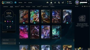 CONTA LOL - MUITAS SKINS RARAS! - League of Legends