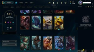 CONTA LOL - MUITAS SKINS RARAS! - League of Legends