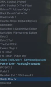 Conta steam com varios jogos