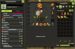 DOFUS TOUCH - VENDA DE CONTA - PANDA LV 111. BRUTAS.