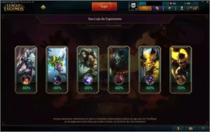 Conta no League of Legends Platina 3 LOL