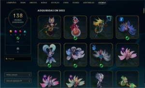Conta de lol - Lvl 835 - Esmeralda Atual - 681 Skins ! - League of Legends
