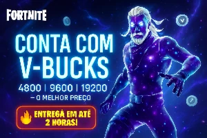 [Fortnite] 4800 A 19200 V-Bucks Promoção + Entrega Em Até 2H