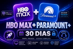 Hbo Max + Paramount 30 Dias - Entrega Automática! - Assinaturas e Premium