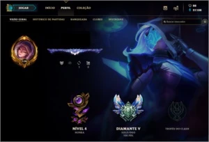 Conta de LOL - Diamante 5 188 skins - League of Legends