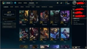 Conta Diamante 4 - League of Legends LOL