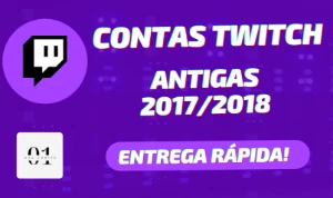CONTAS TWITCH ANTIGAS 2017/2018 [ALTA QUALIDADE] - Redes Sociais