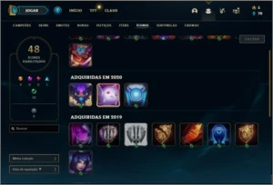 Conta diamante 4 barata com 1 skin e 29 champs - League of Legends LOL
