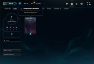 Conta diamante 4 barata com 1 skin e 29 champs - League of Legends LOL