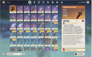 GENSHIN IMPACT AR 47 +DILUC C2 +ALL ARCONTES + TUMULO + JEAN