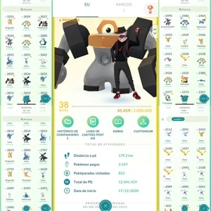 Conta Pokemon Go Nível 38 - Pokémon