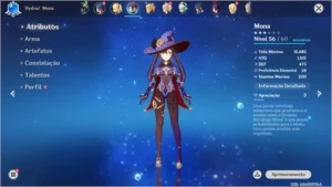 AR 30 Venti, Mona Jean - Genshin Impact
