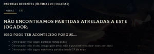 Conta Nfa Brabaa - League of Legends LOL