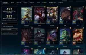 Conta main Master/Mono Shaco - League of Legends LOL