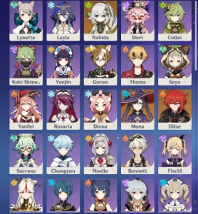 ar 41 nahida mona diluc banner evento 60 tiros - Genshin Impact