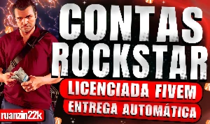 Conta Rockstar Fivem Licenciada + Gta Instalavel