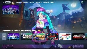 Conta fortnite com skin da hatsune miku