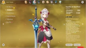 Genshin Impact AR22 Fischl-Xingqiu,Barbara,chongyun,Noelle