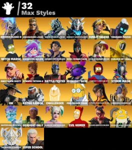 Conta Fortinite | 91 skins | Harley Quinn | Homer Simpson - Fortnite